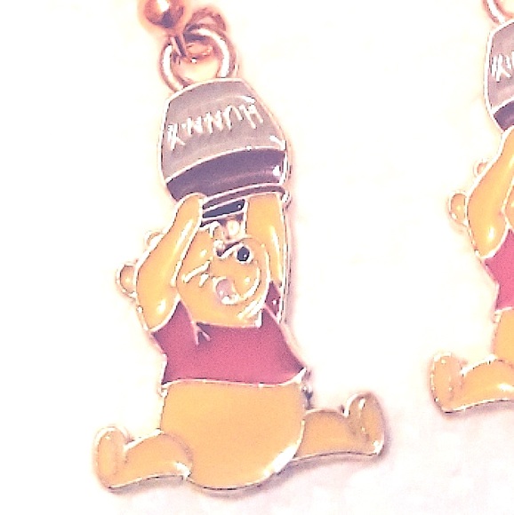 NEW Disney Winnie the Pooh Earrings Hand Crafted Charm Jewelry - Picture 3 of 7